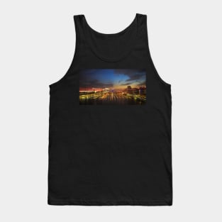 Sunset at Victoria Dock (Star Wars edition) Tank Top